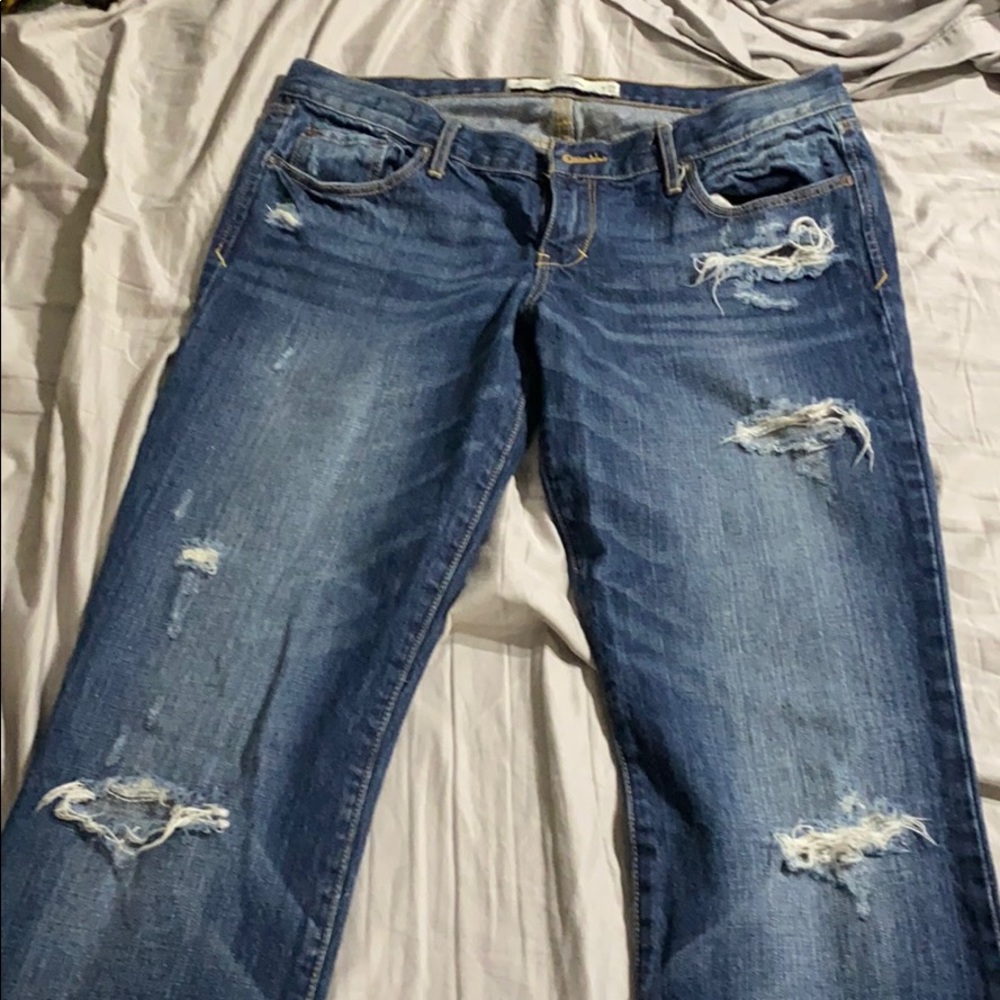 Jeans size 8 Long.   Only worn a few times!!